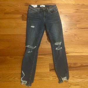 Vervet mid rise crop skinny jean